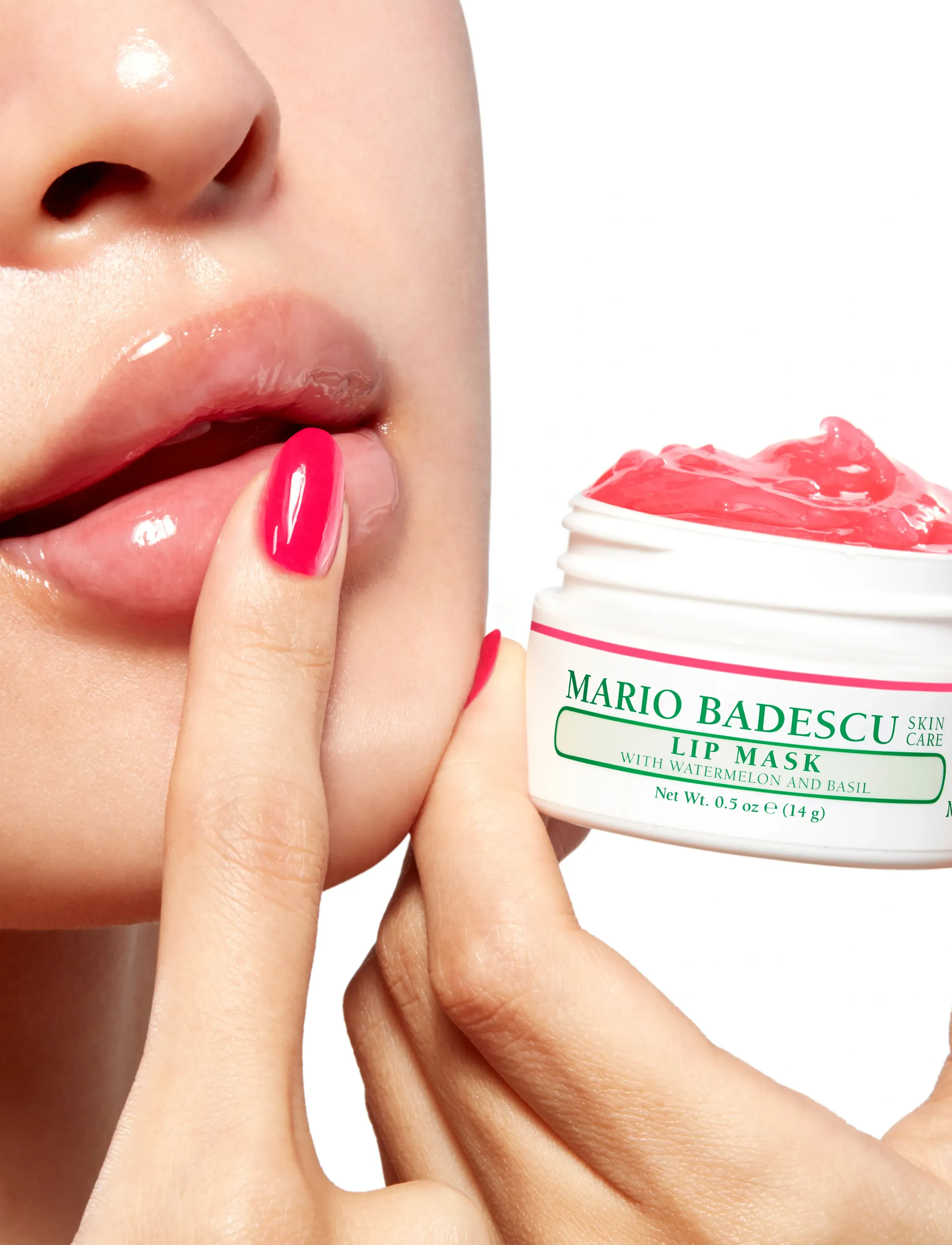 Mario Badescu Lip Mask With Watermelon & Basil, 14 ml, White, Lip Care > Lip Mask, Dame