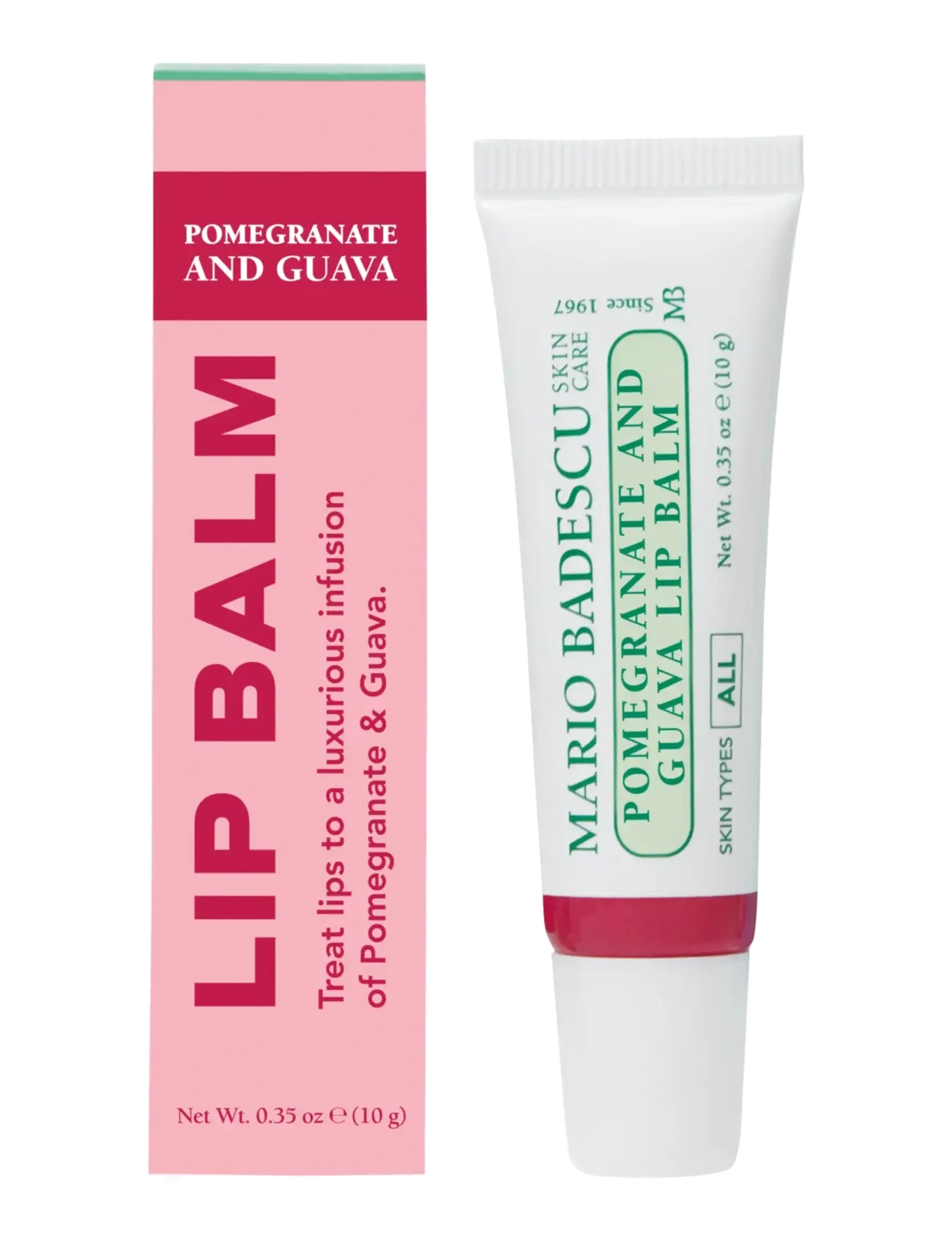 Mario Badescu Lip Balm - Mario Badescu - POMEGRANATE AND GUAVA / clear