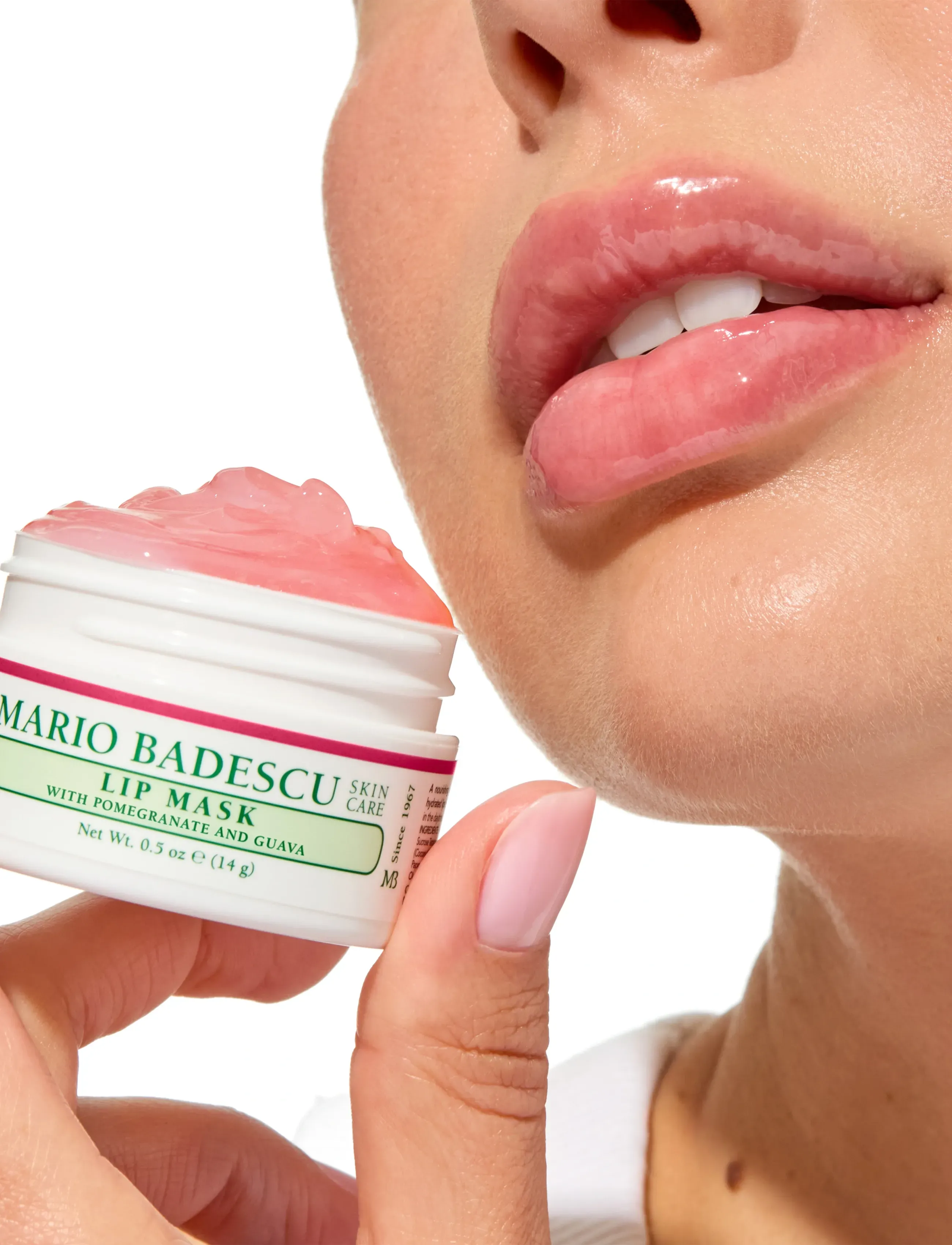 Mario Badescu Lip Mask With Pomegranate & Guava, 14 G, Nude, Lip Care > Lip Mask, Dame