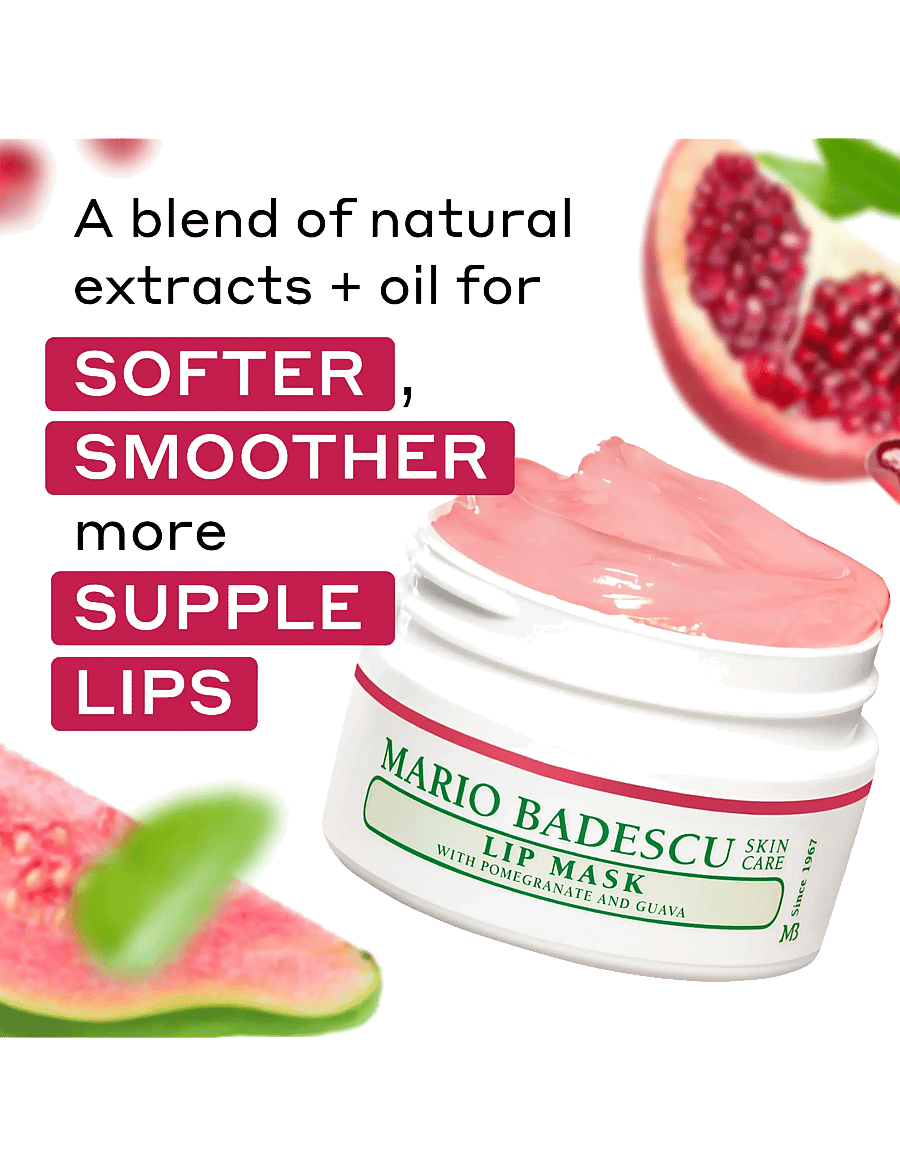Mario Badescu - Lip Mask With Pomegranate & Guava - läppmasker - no color - 3
