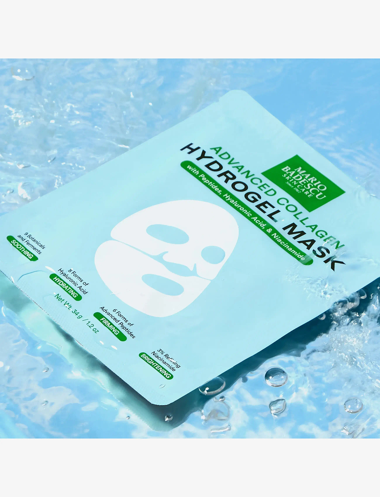 Mario Badescu - Advanced Collagen Hydrogel Sheet Mask - sheet masks - no color - 2