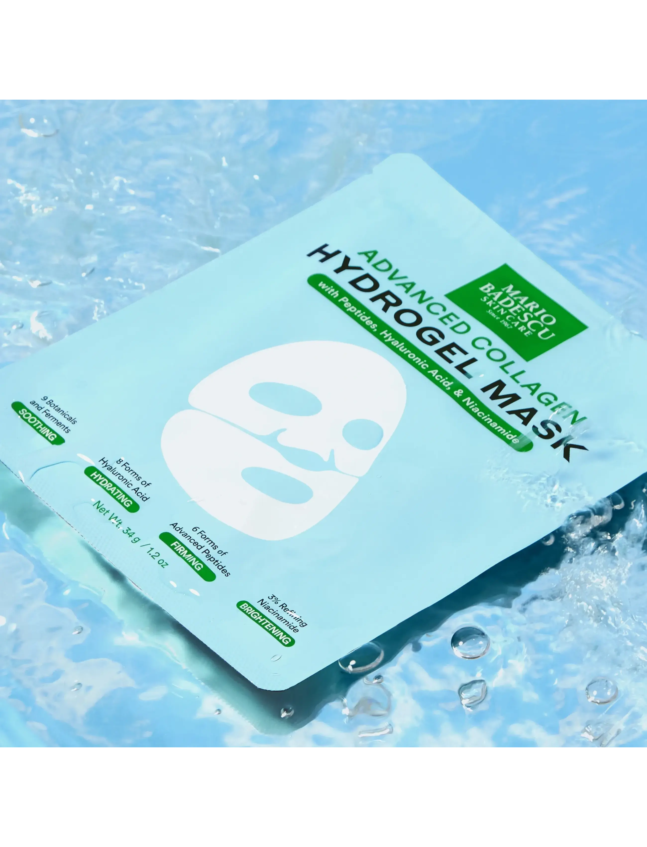 Mario Badescu - Advanced Collagen Hydrogel Sheet Mask - sheet masks - no color - 2