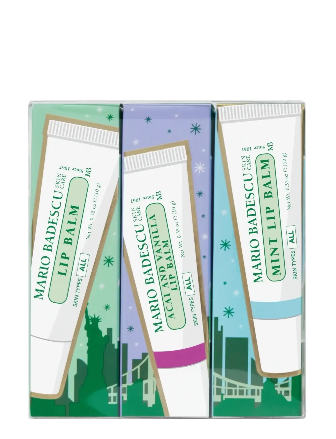 Mario Badescu Lip Balm Trio, One Size, Nude, Lip Care > Lip Balm, Dame