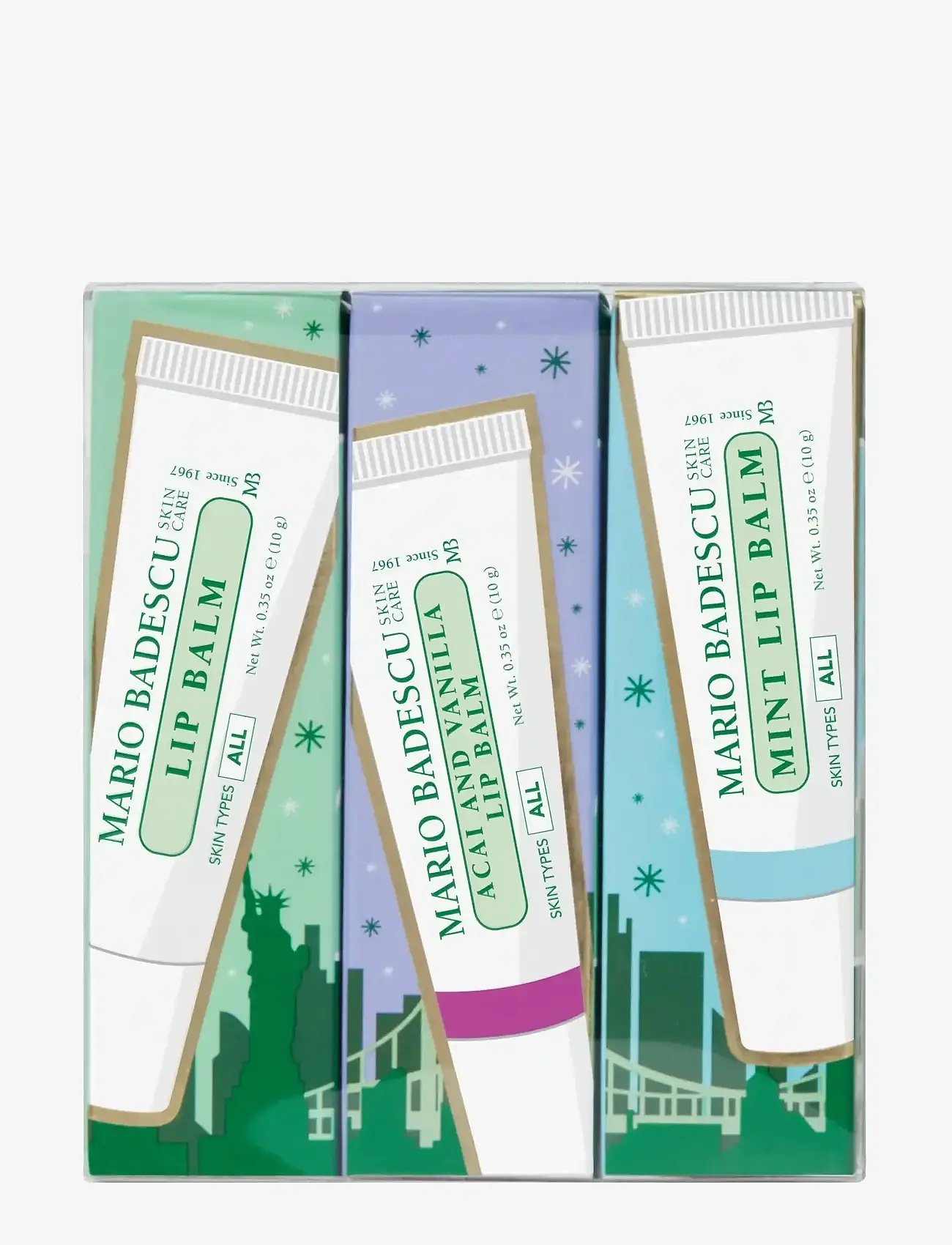 Mario Badescu - Lip Balm Trio - læbepomade - clear - 0