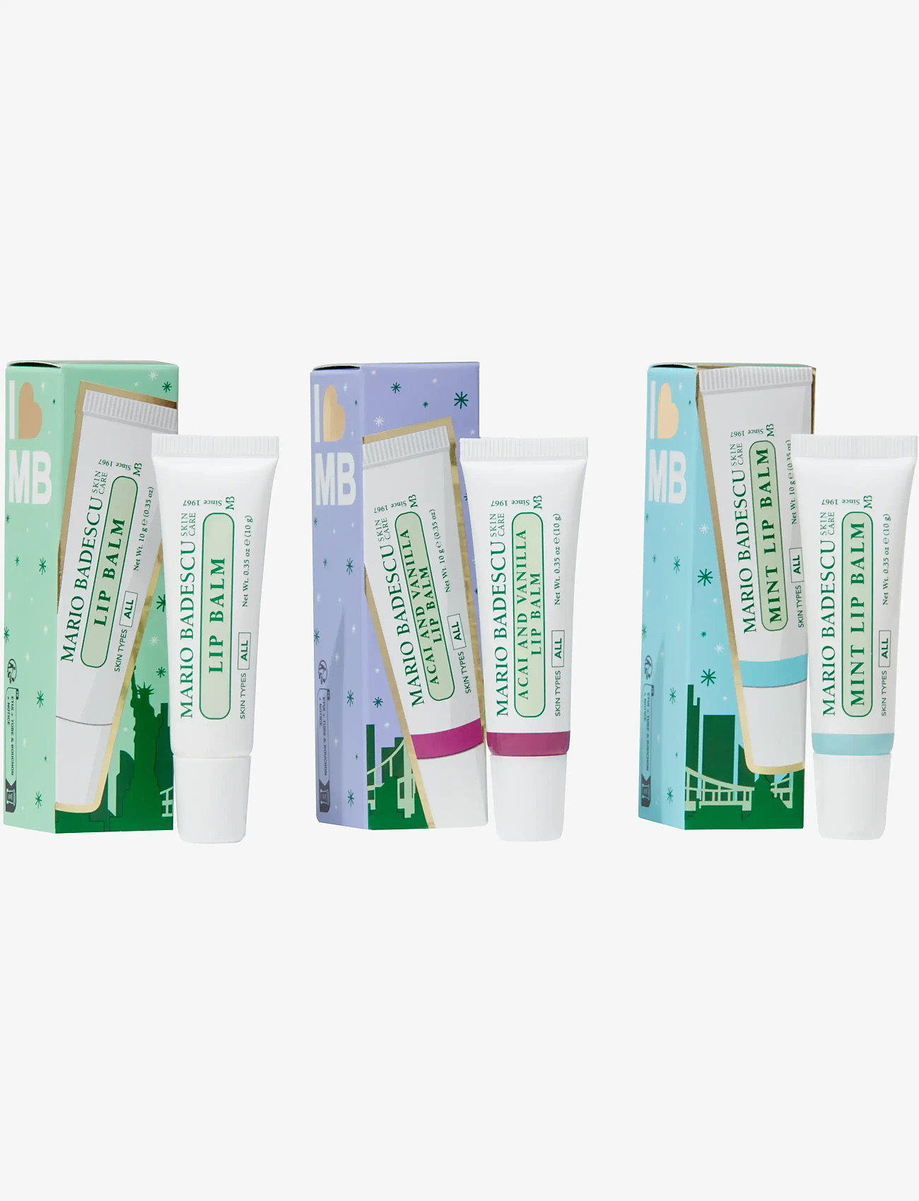 Mario Badescu - Lip Balm Trio - læbepomade - clear - 1