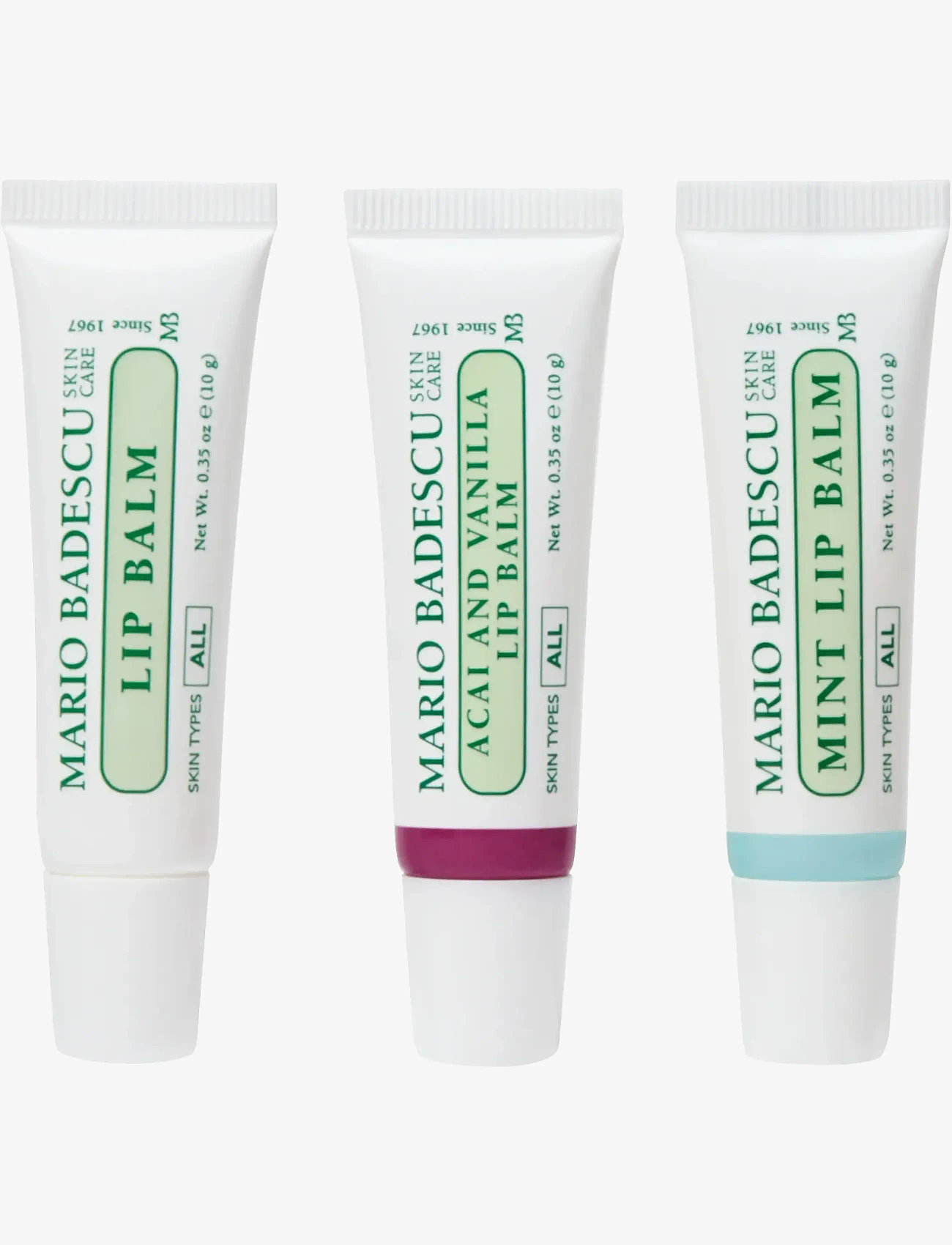 Mario Badescu - Lip Balm Trio - læbepomade - clear - 2