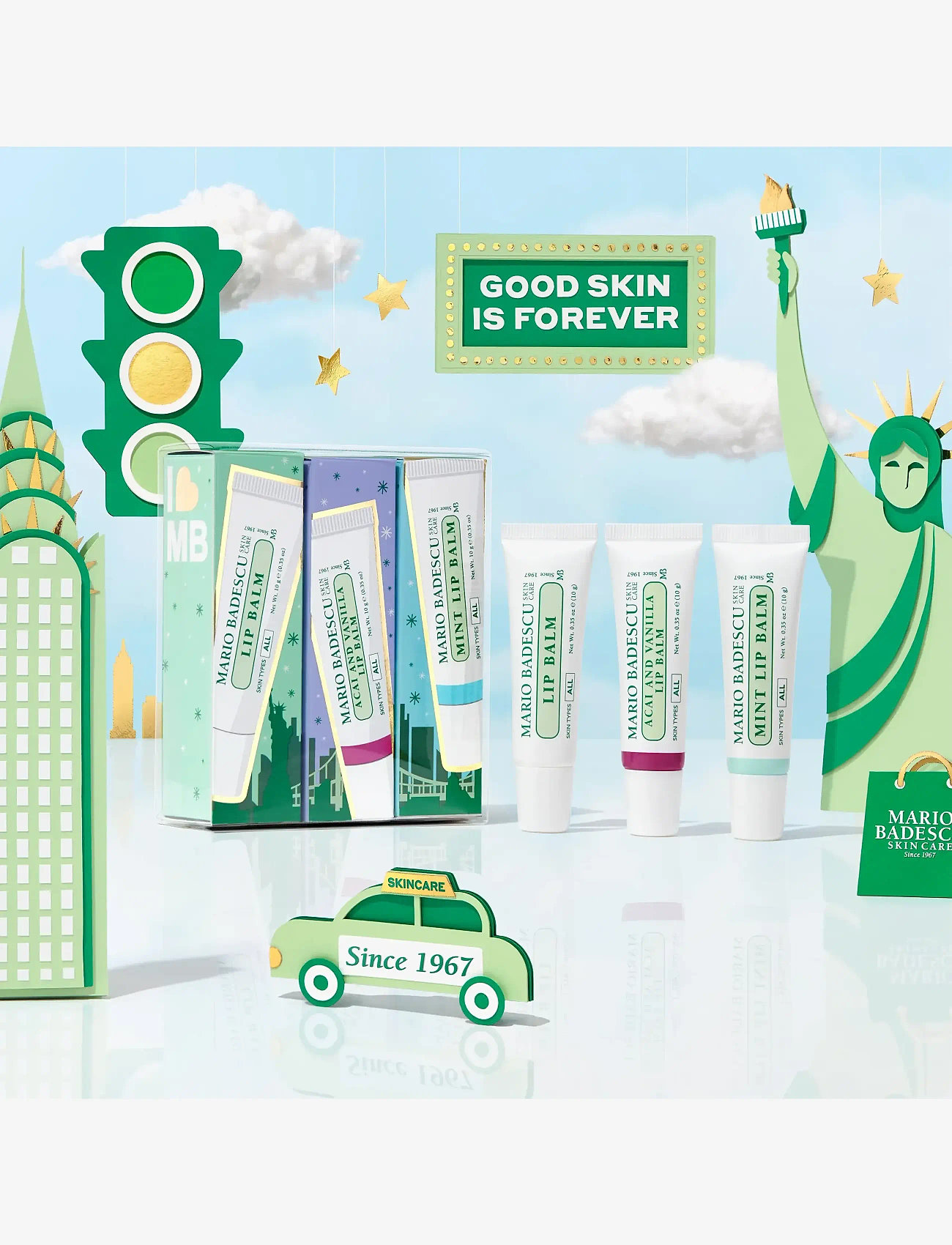 Mario Badescu - Lip Balm Trio - læbepomade - clear - 3