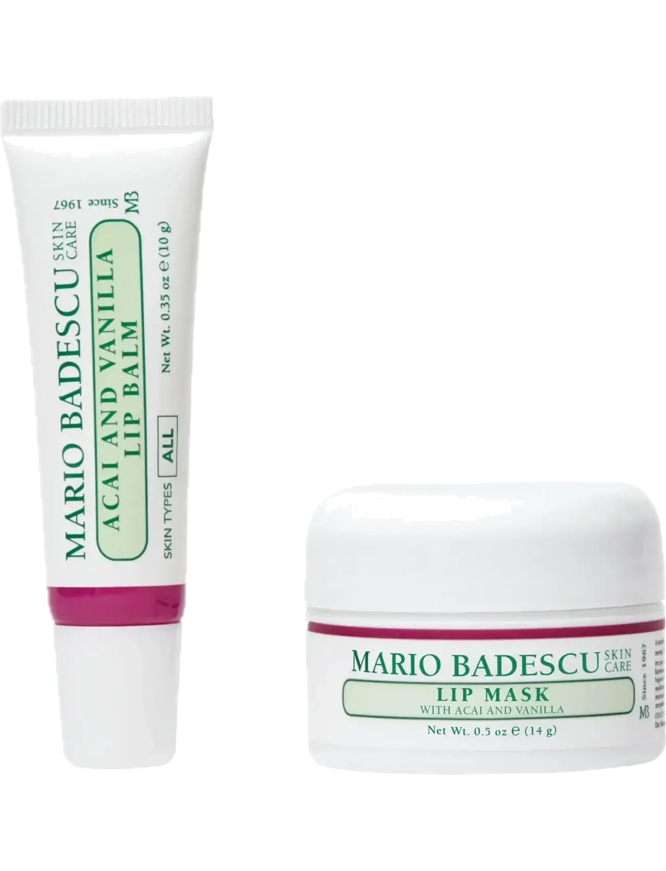 Mario Badescu Day To Night Duo, Læbepomade, Hvid, Str: ONE SIZE