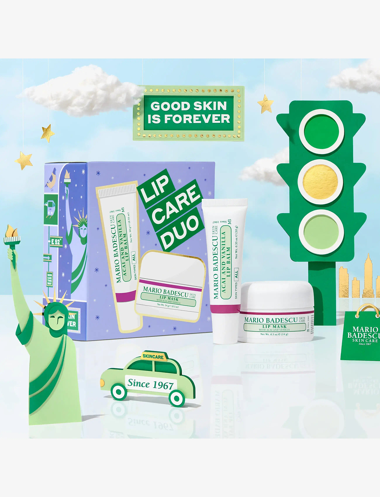 Mario Badescu - Day to Night Duo - læbemaske - clear - 4
