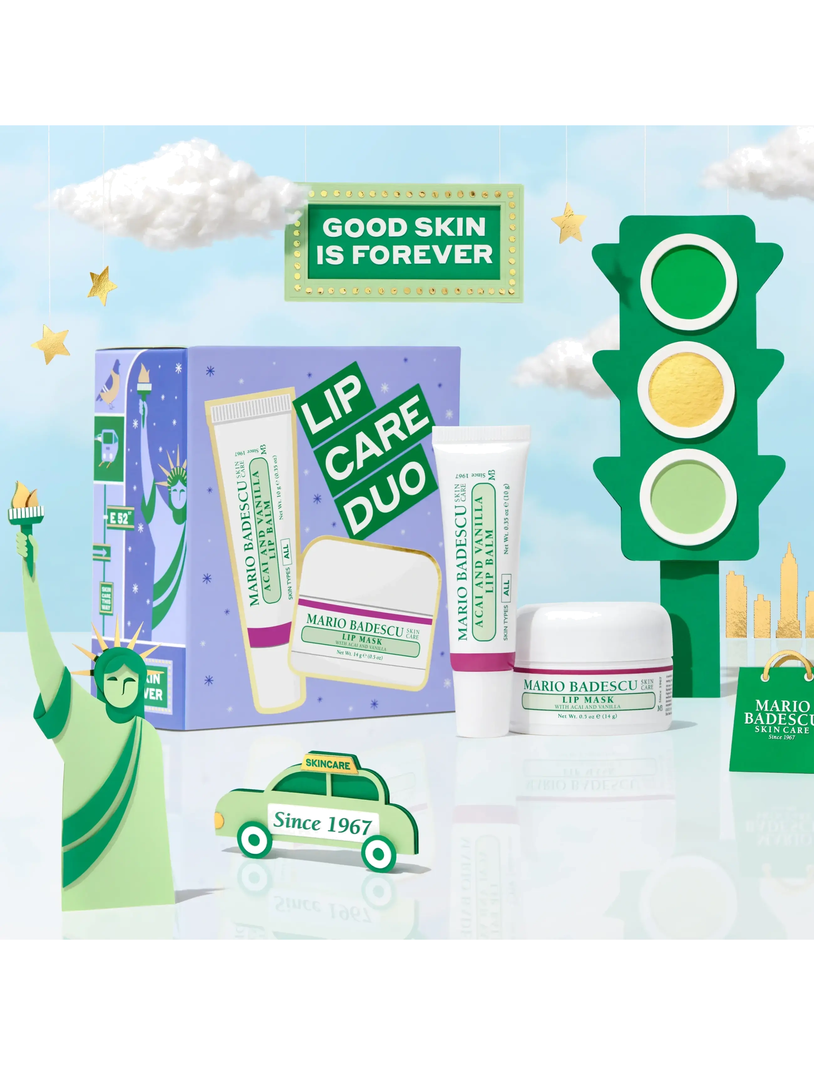 Mario Badescu - Day to Night Duo - læbemaske - clear - 4