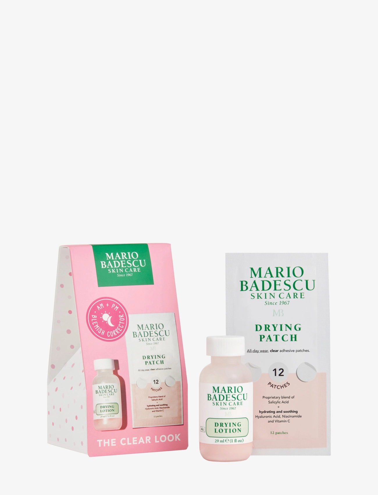 Mario Badescu The Clear Look Kit, Skincare Sæt, Nude, Str: ONE SIZE