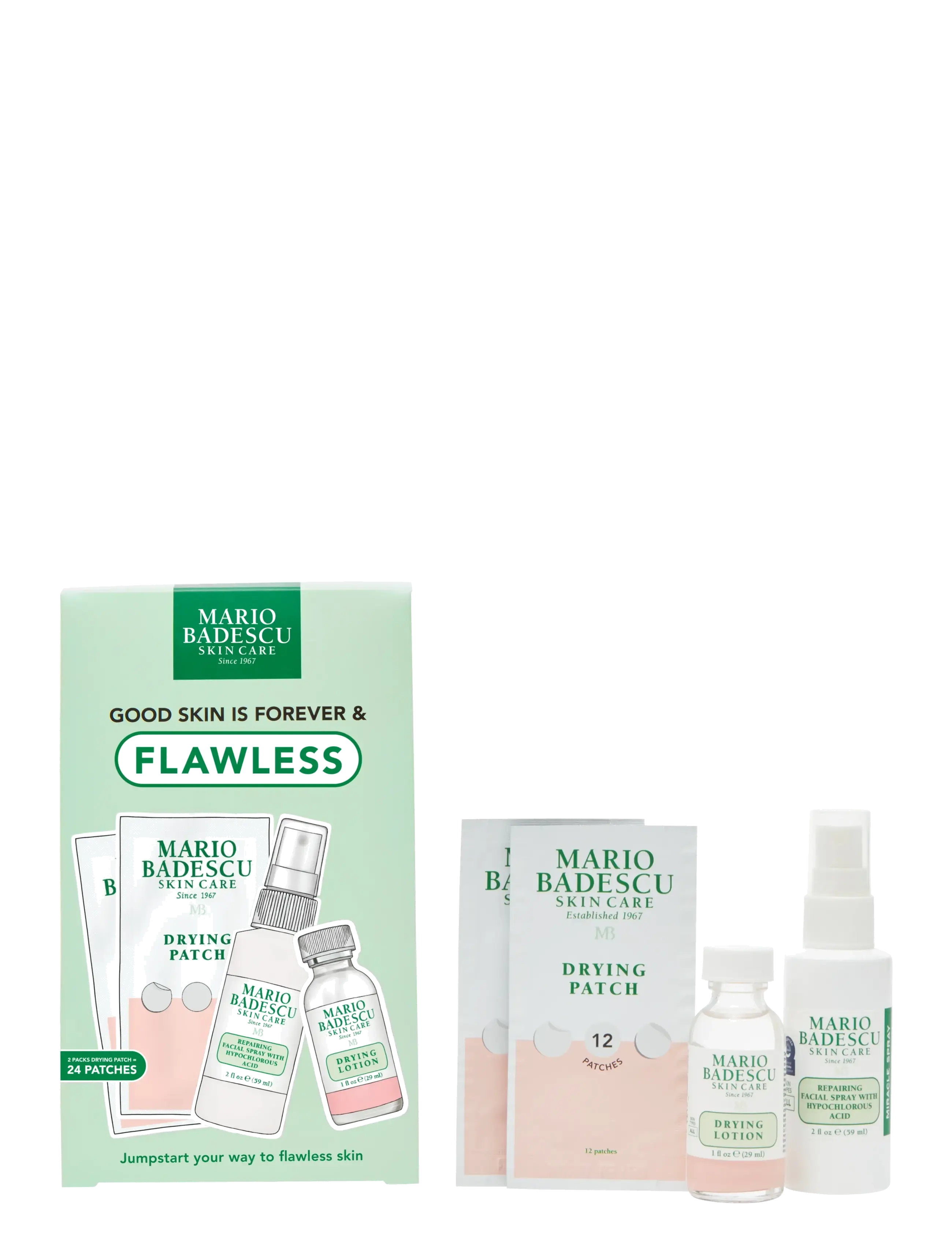 Mario Badescu - Good Skin Is Forever & Flawless Kit - natcremer - no color - 2