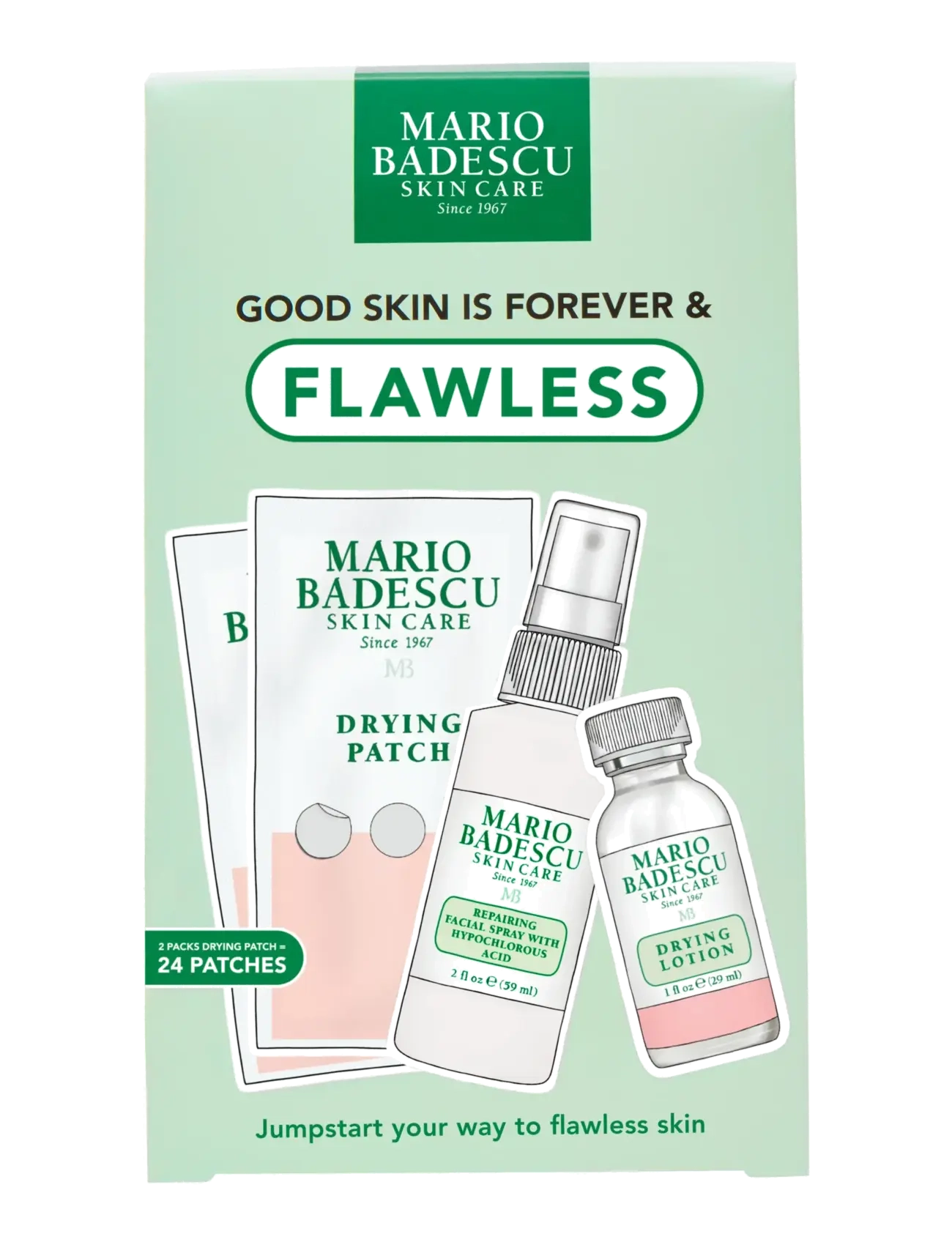 Mario Badescu - Good Skin Is Forever & Flawless Kit - natcremer - no color - 3