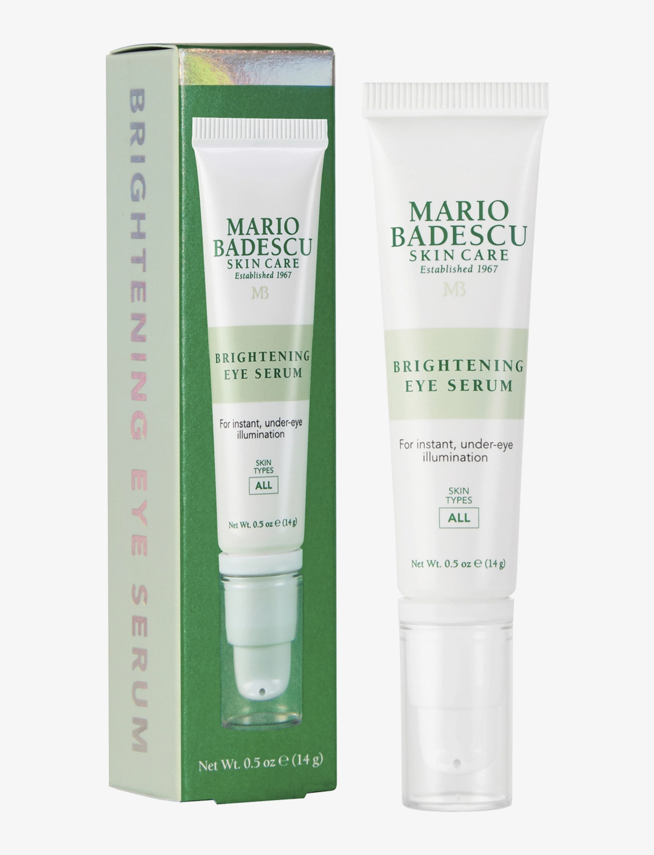 Mario Badescu - Mario Badescu Brightening Eye Serum 14ml - silmänympärysvoiteet - clear - 1