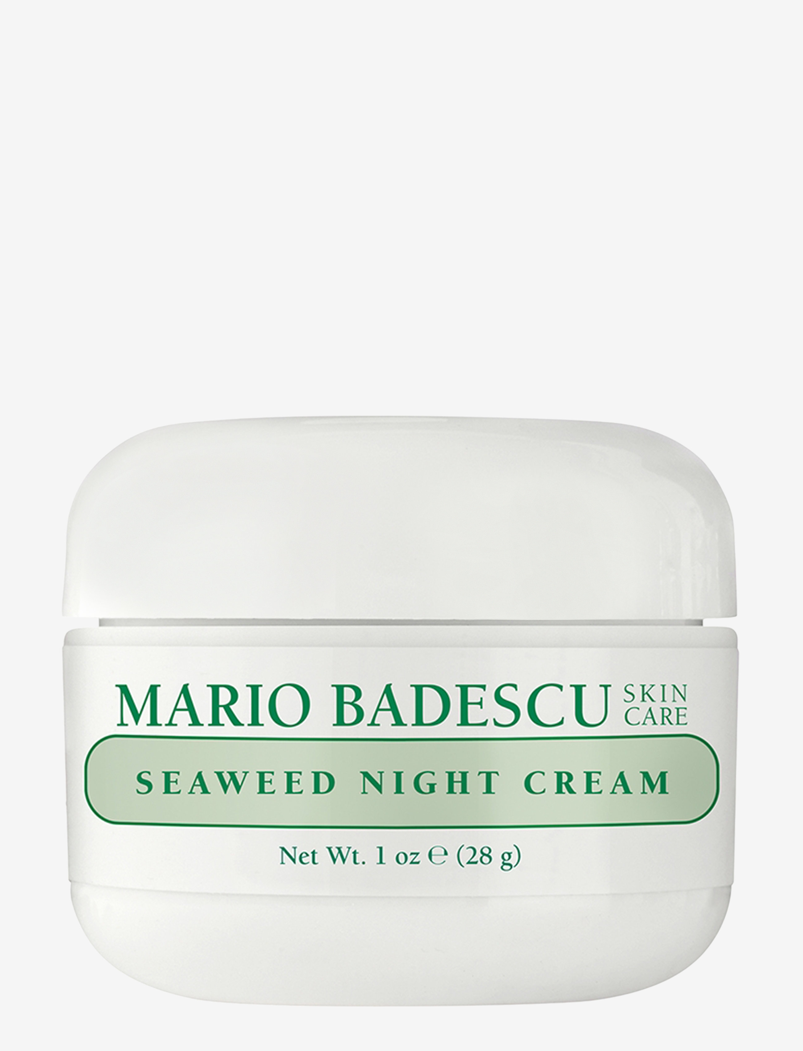 Mario Badescu Seaweed Night Cream 28G, Night Creme, Nude, Str: 29 g