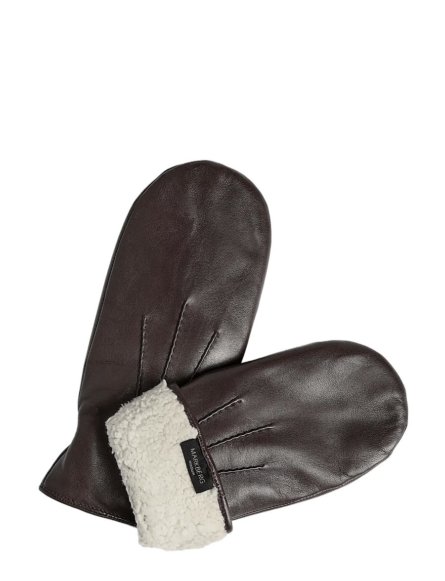 Markberg - AlleyMBG Mitten - labakindad - dark brown - 2