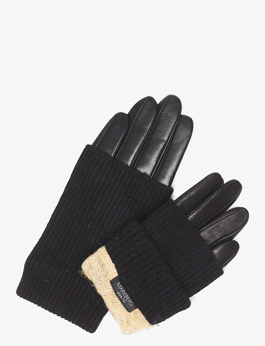 Markberg - HellyMBG Glove - læderhandsker - black - 2