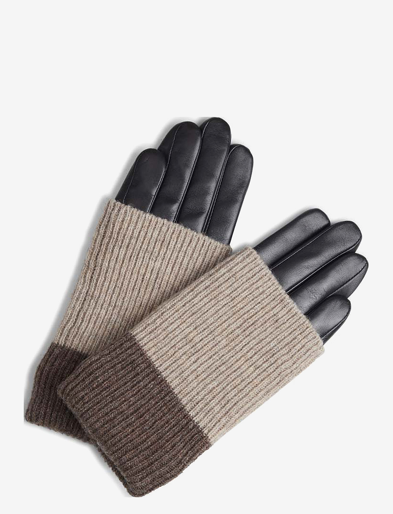 Markberg - HellyMBG Glove - gloves - black w/creme+hazel - 0