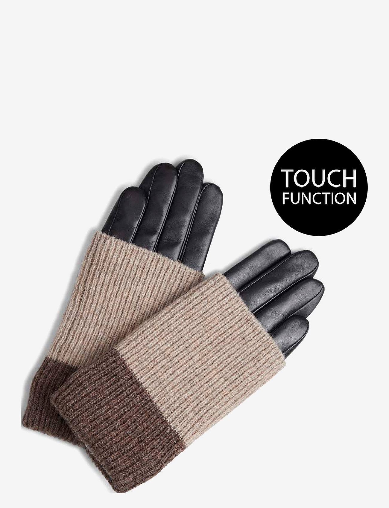 Markberg - HellyMBG Glove - gloves - black w/creme+hazel - 1
