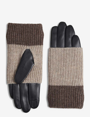 Markberg - HellyMBG Glove - gloves - black w/creme+hazel - 2