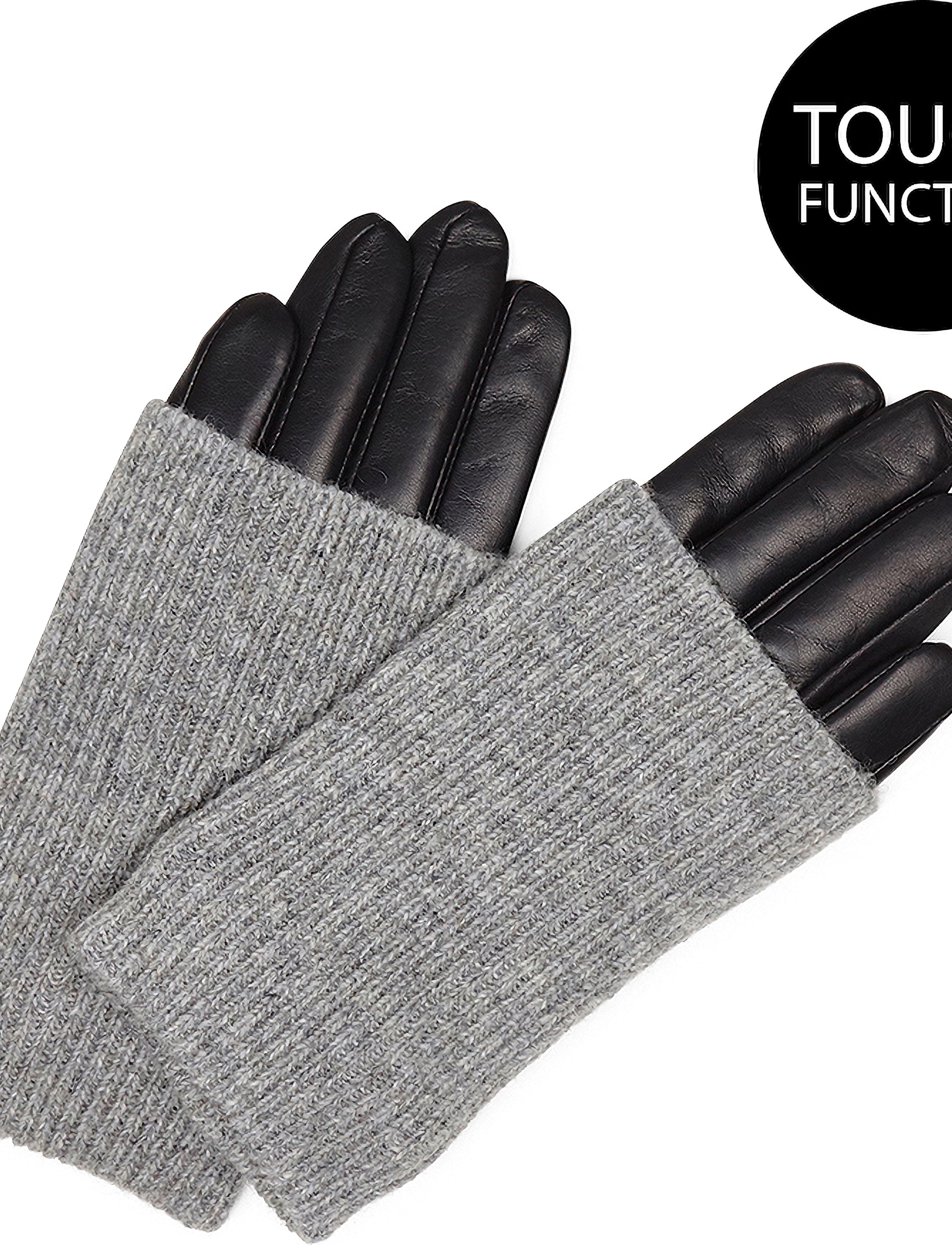 Markberg - HellyMBG Glove - accessoarer - black w/grey - 1