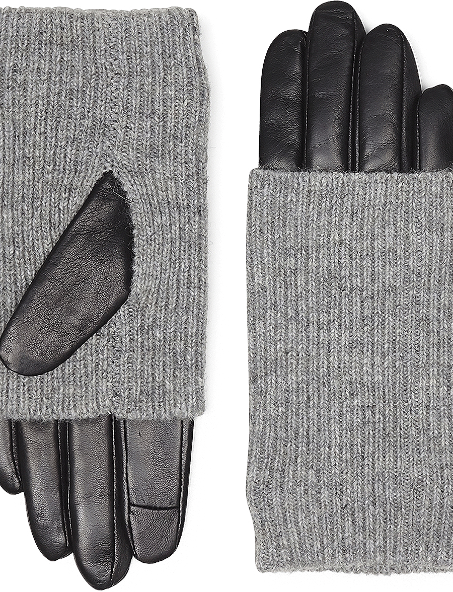 Markberg - HellyMBG Glove - lederhandschuhe - black w/grey - 2