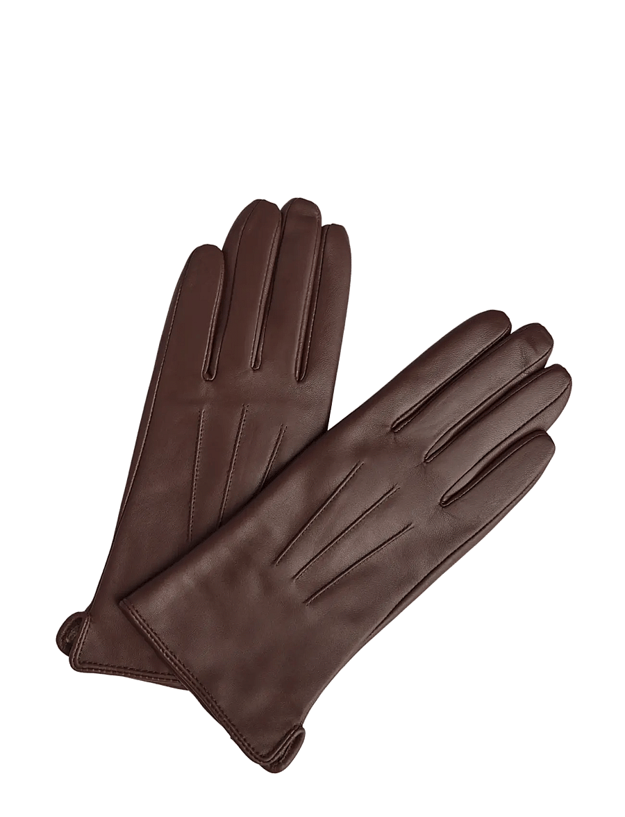 Markberg - CariannaMBG Glove - læderhandsker - chocolate brown - 0