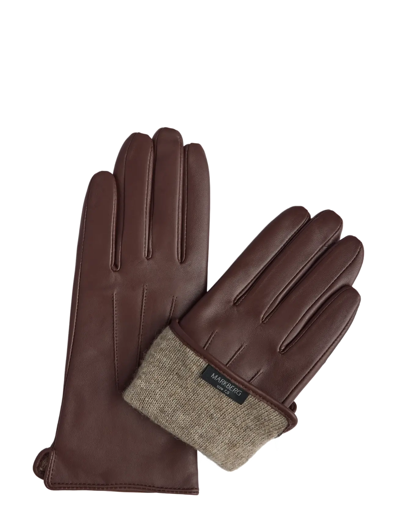 Markberg - CariannaMBG Glove - læderhandsker - chocolate brown - 2