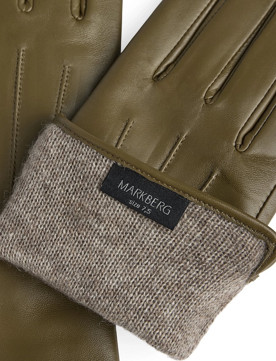Markberg - CariannaMBG Glove - lederhandschuhe - ivy green - 2