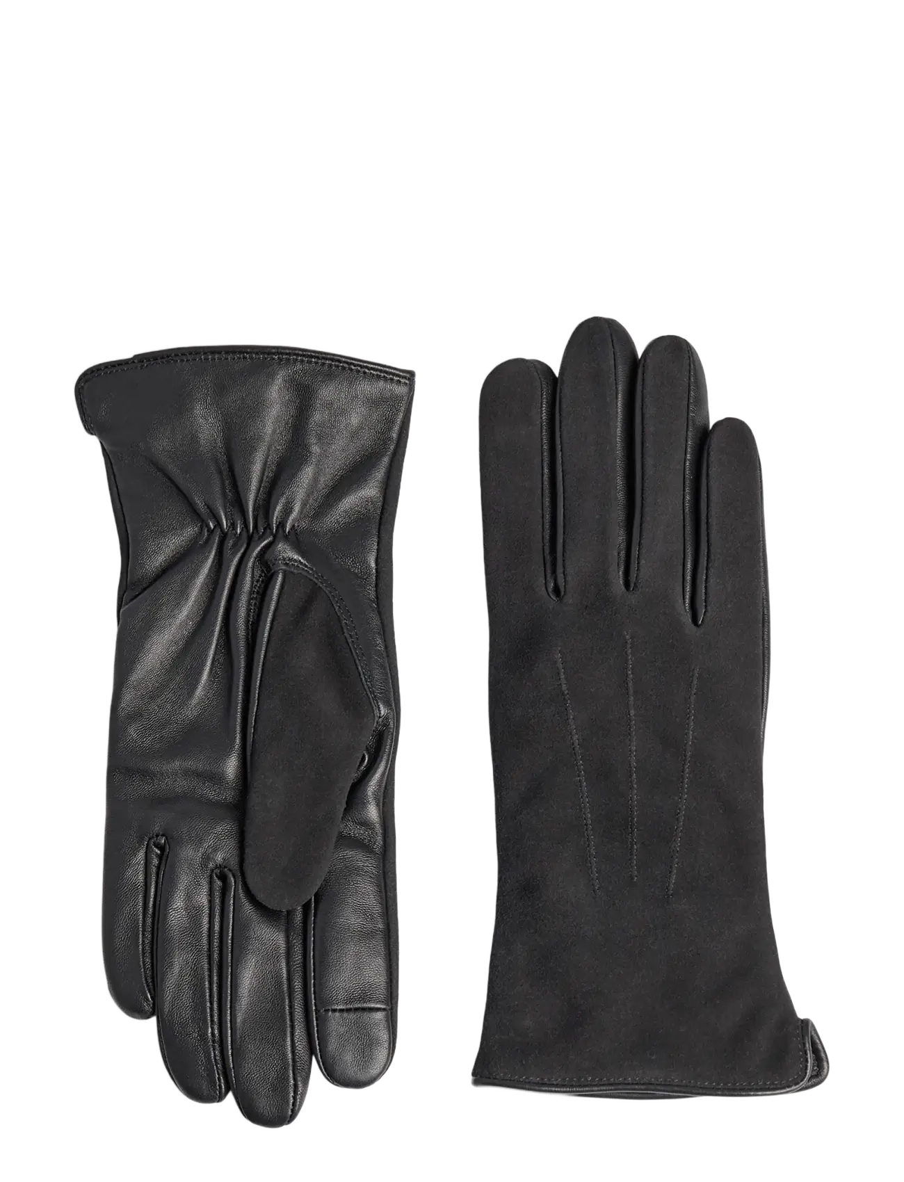 Markberg - CariannaMBG Glove, Suede - fingerhandschuhe - black - 1