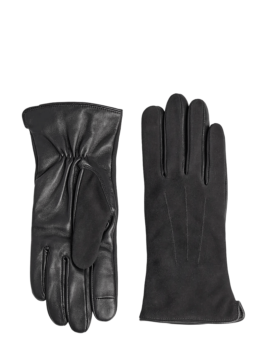 Markberg - CariannaMBG Glove, Suede - fingerhandschuhe - black - 1