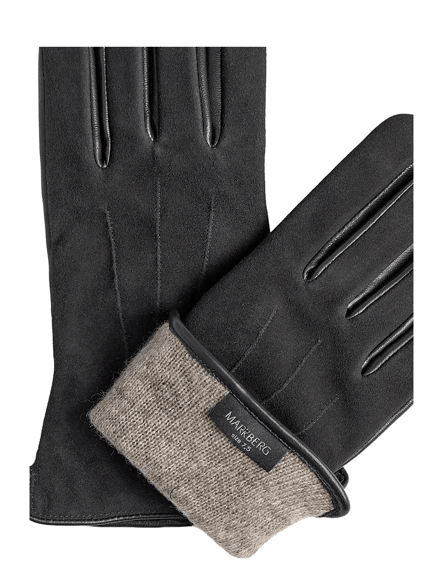 Markberg - CariannaMBG Glove, Suede - fingerhandschuhe - black - 3