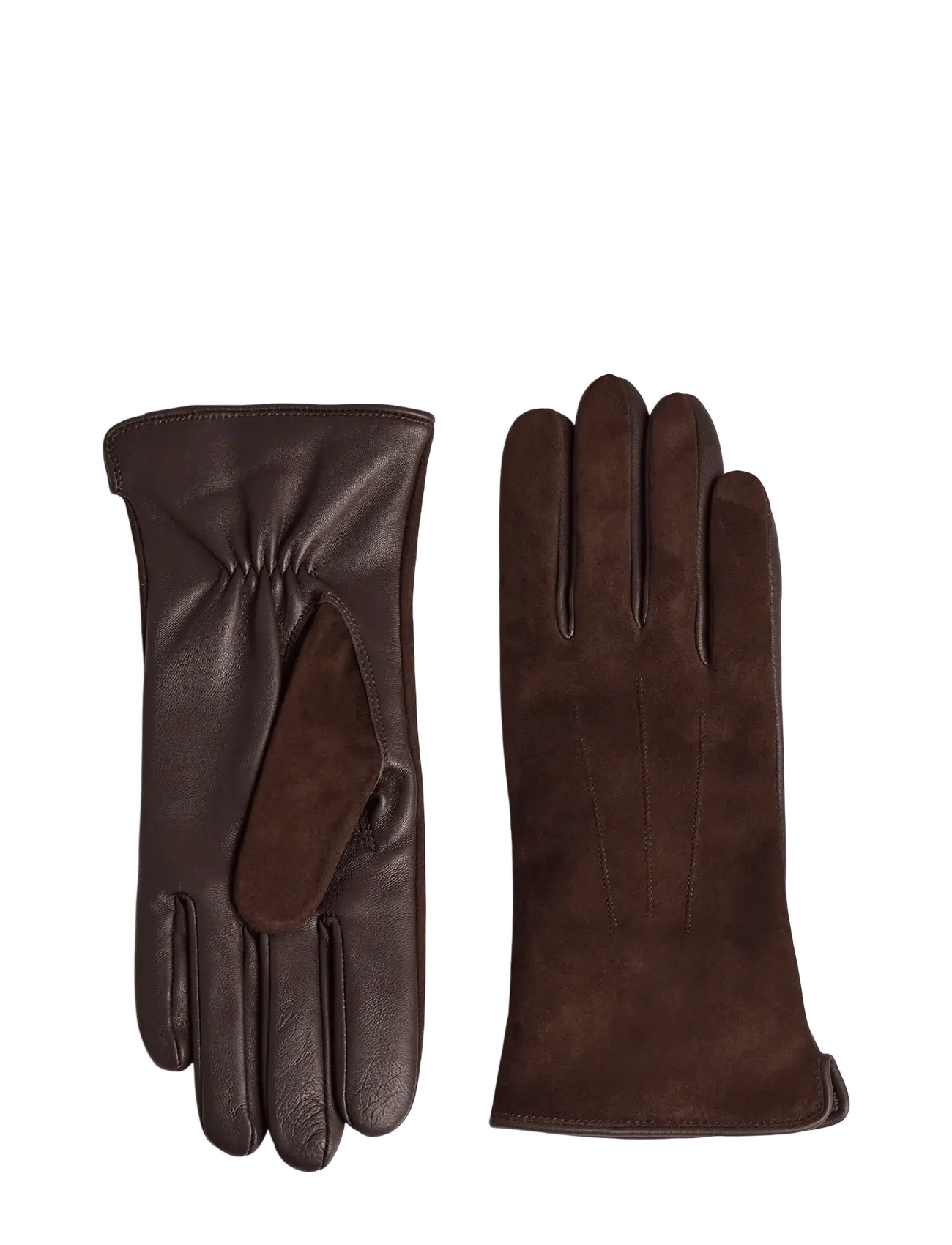 Markberg - CariannaMBG Glove, Suede - dark brown - 1