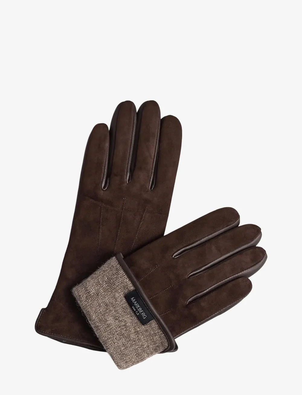 Markberg - CariannaMBG Glove, Suede - handsker - dark brown - 2