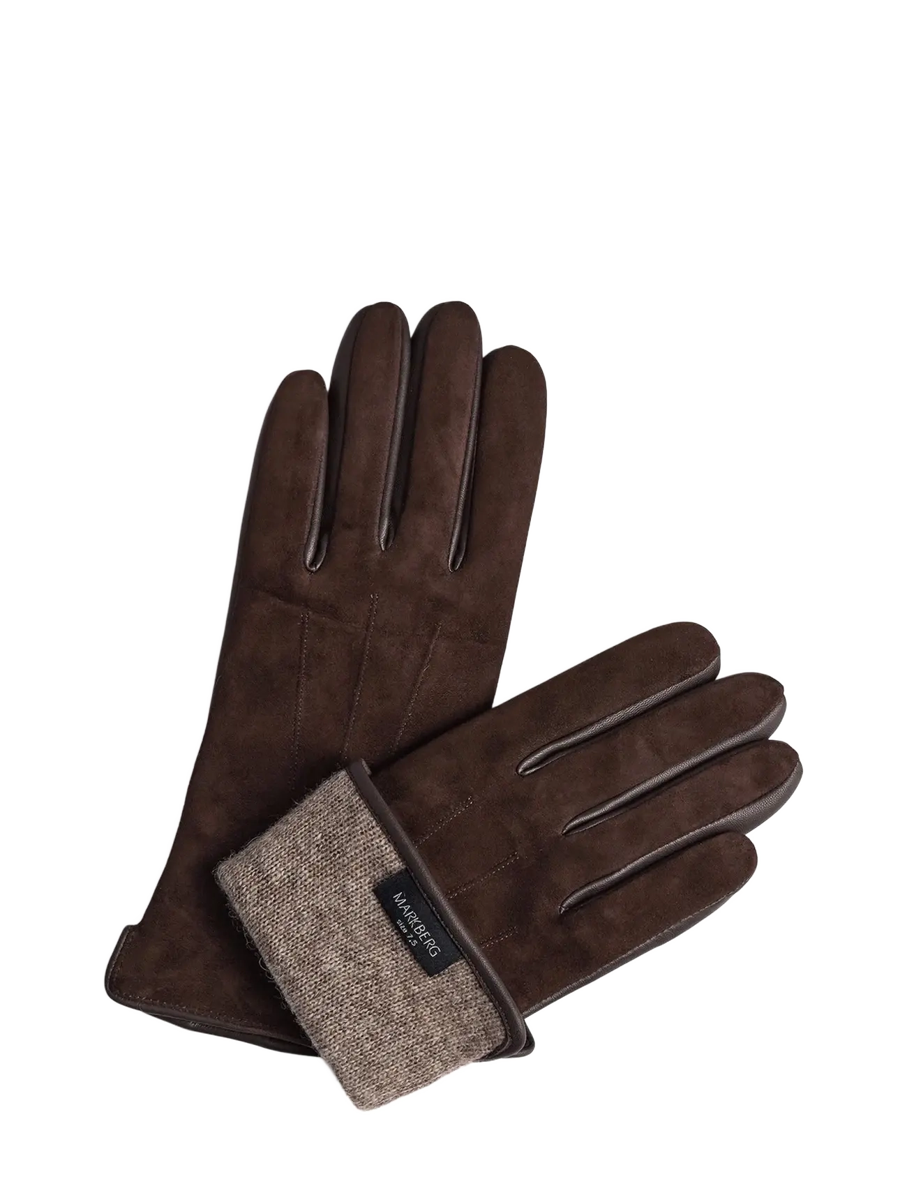 Markberg - CariannaMBG Glove, Suede - dark brown - 2