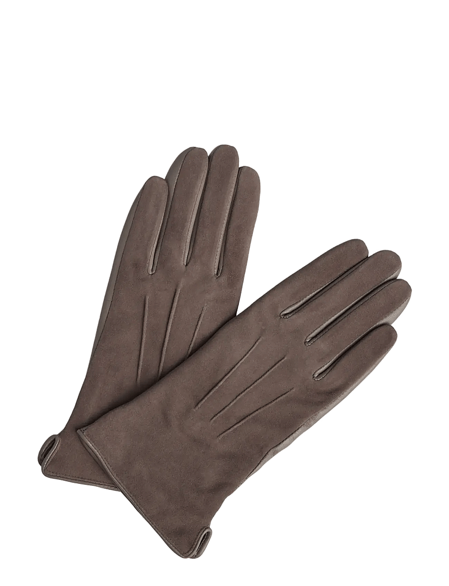 Markberg - CariannaMBG Glove, Suede - handsker - major brown - 0