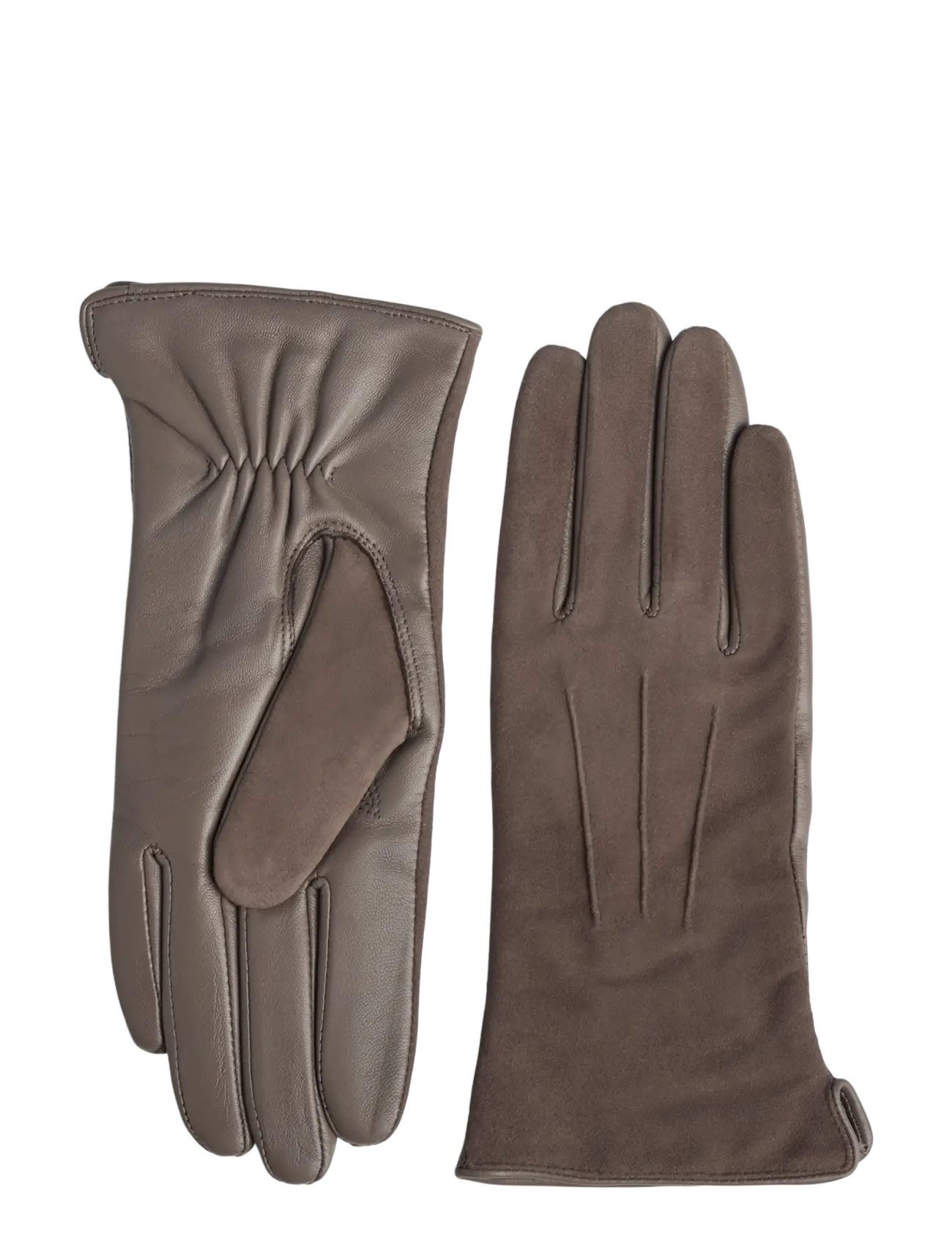 Markberg - CariannaMBG Glove, Suede - handsker - major brown - 1