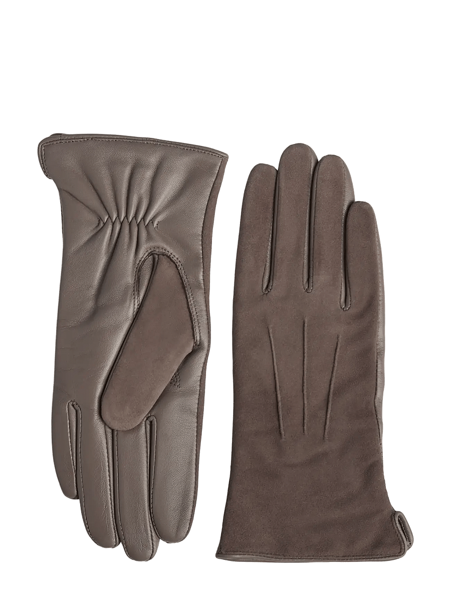 Markberg - CariannaMBG Glove, Suede - handsker - major brown - 1