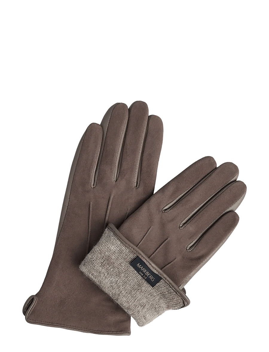 Markberg - CariannaMBG Glove, Suede - handsker - major brown - 2