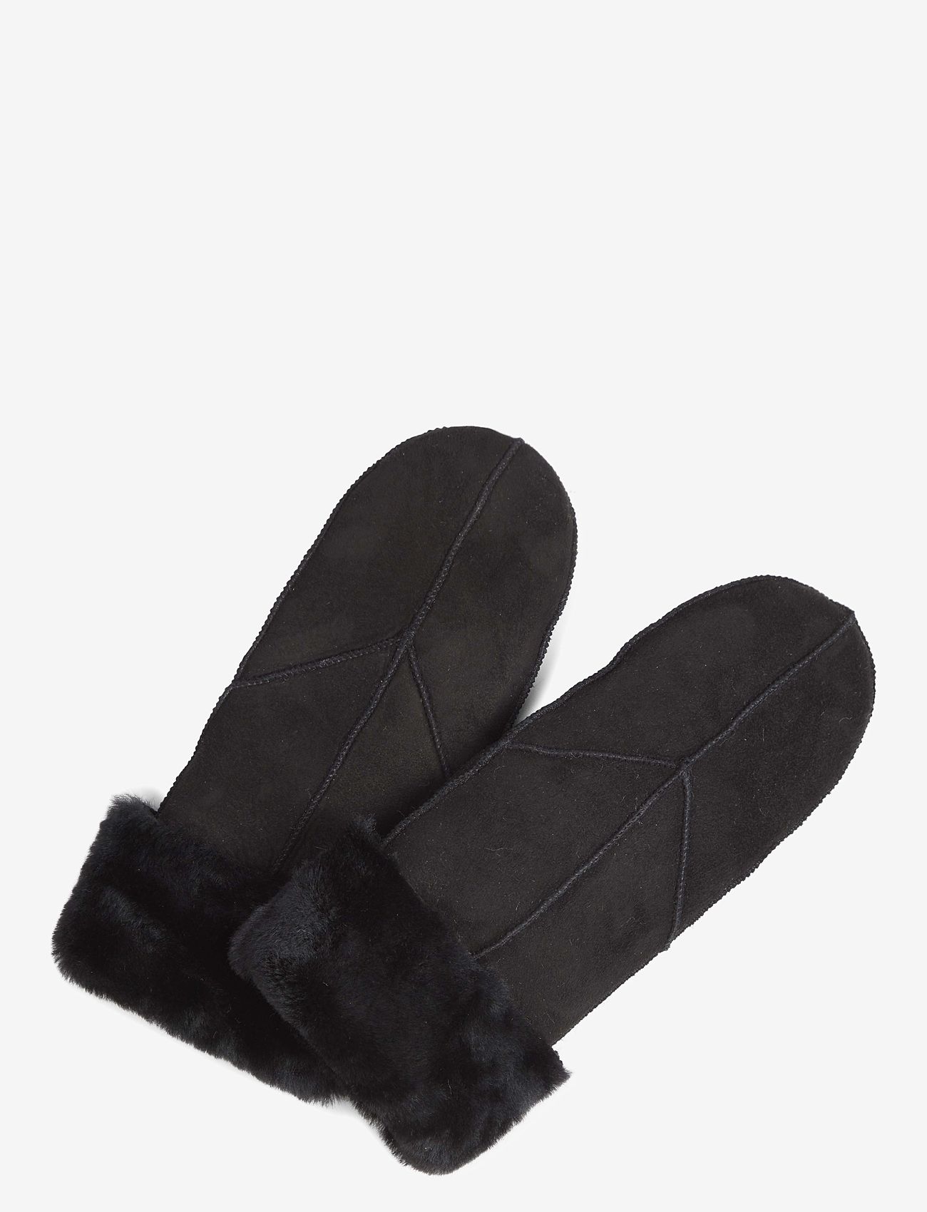Markberg - JasminMBG Sheepskin Mitten - lapaset - black - 0
