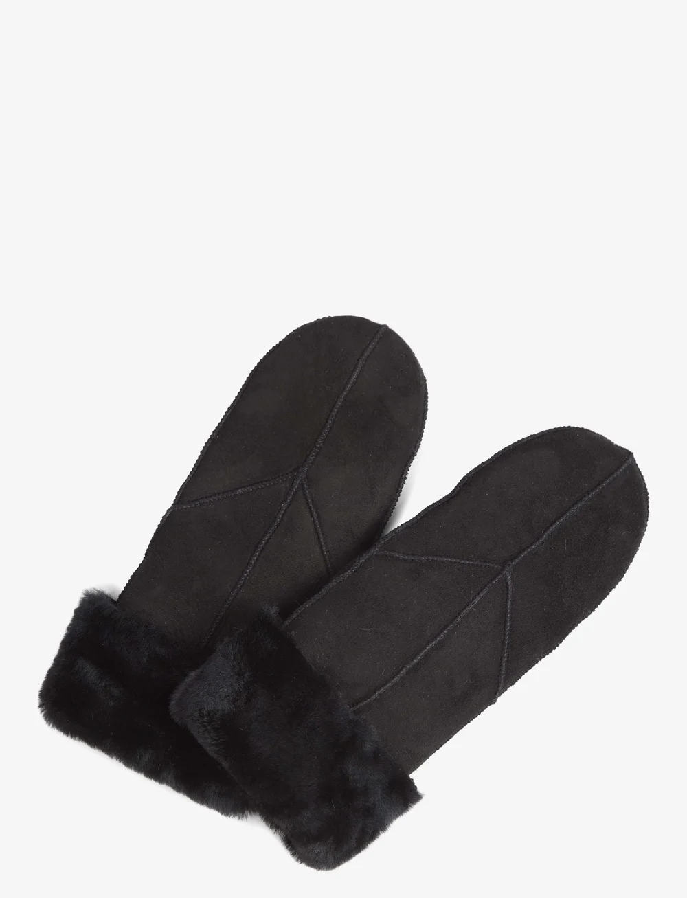 Markberg - JasminMBG Sheepskin Mitten - lapaset - black - 0
