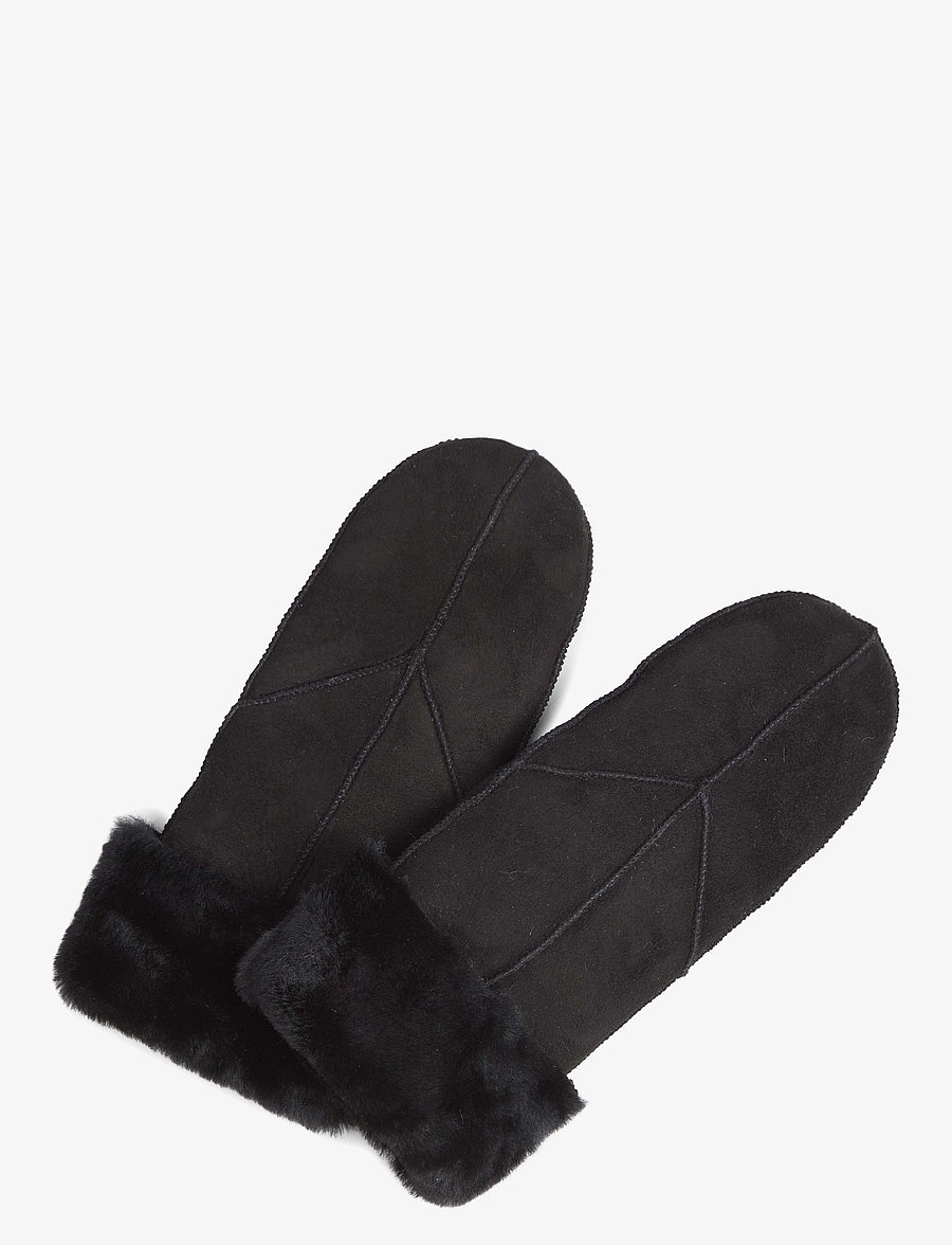 Markberg - JasminMBG Sheepskin Mitten - mittens - black - 0