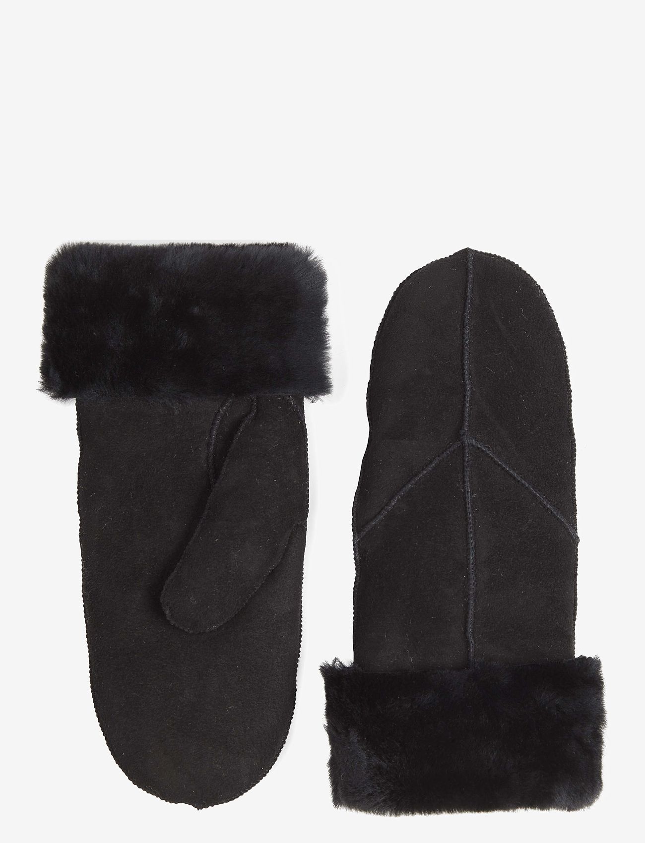 Markberg - JasminMBG Sheepskin Mitten - lapaset - black - 1