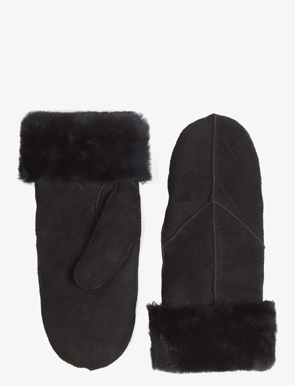 Markberg - JasminMBG Sheepskin Mitten - lapaset - black - 1