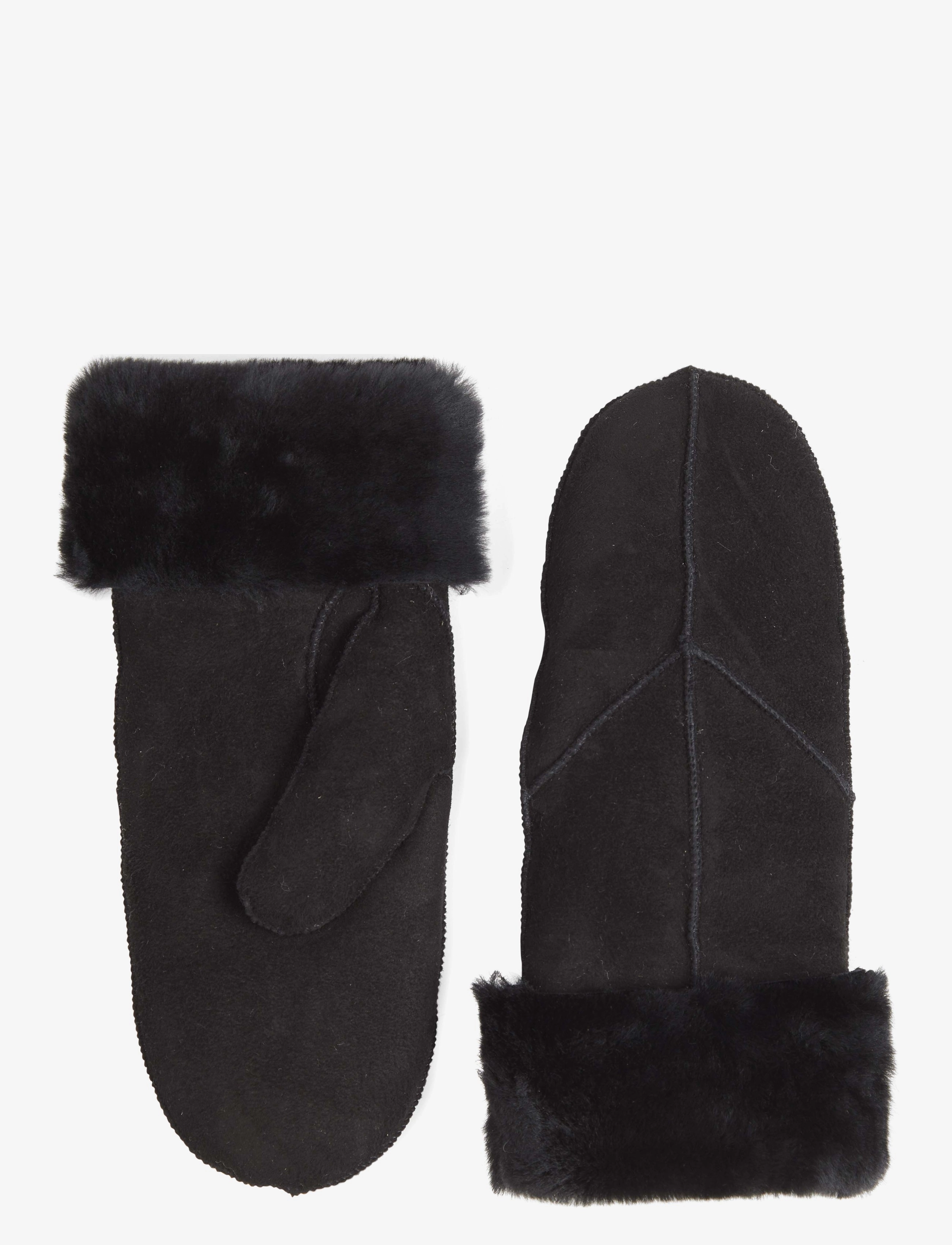 Markberg - JasminMBG Sheepskin Mitten - accessories - black - 1