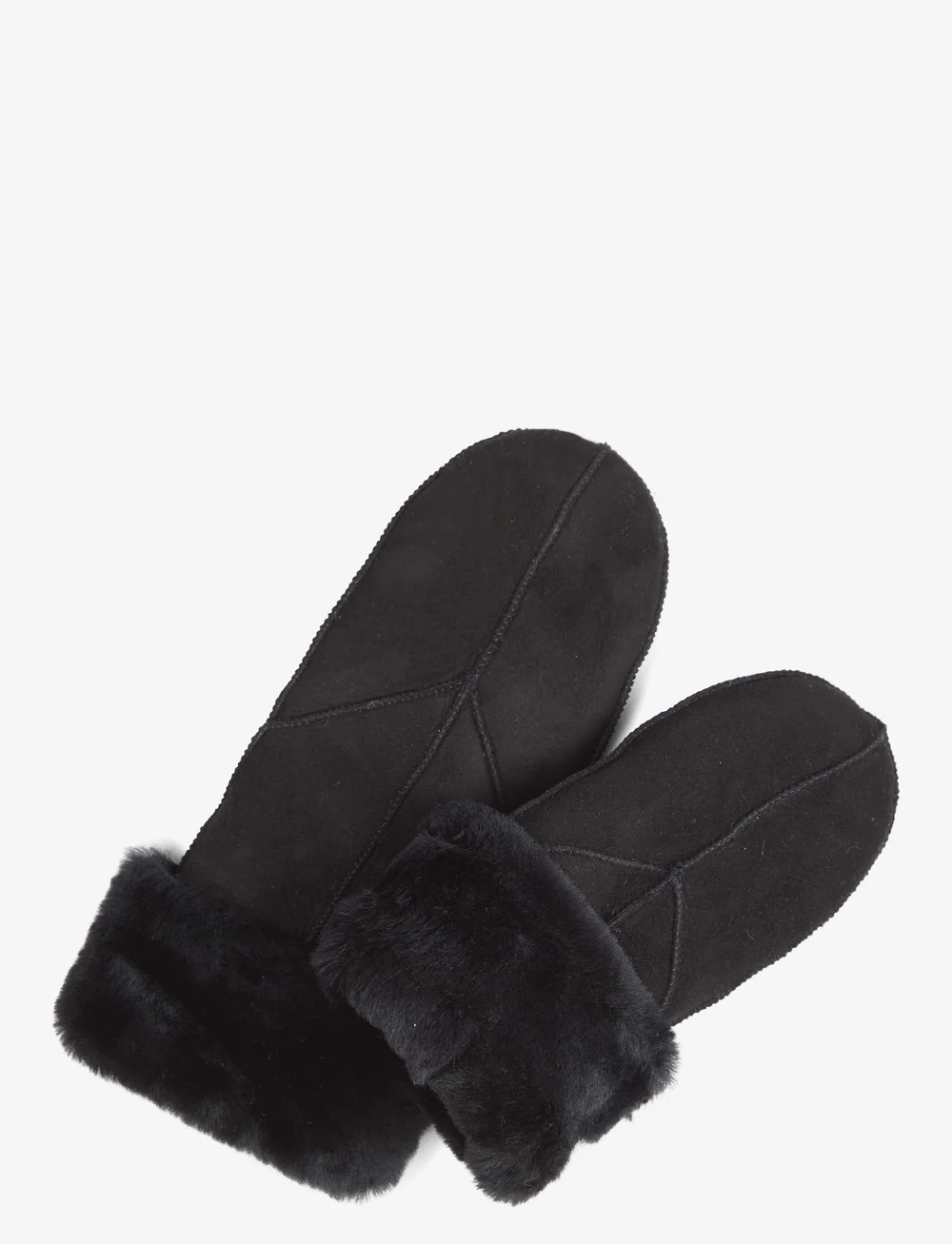 Markberg - JasminMBG Sheepskin Mitten - lapaset - black - 2