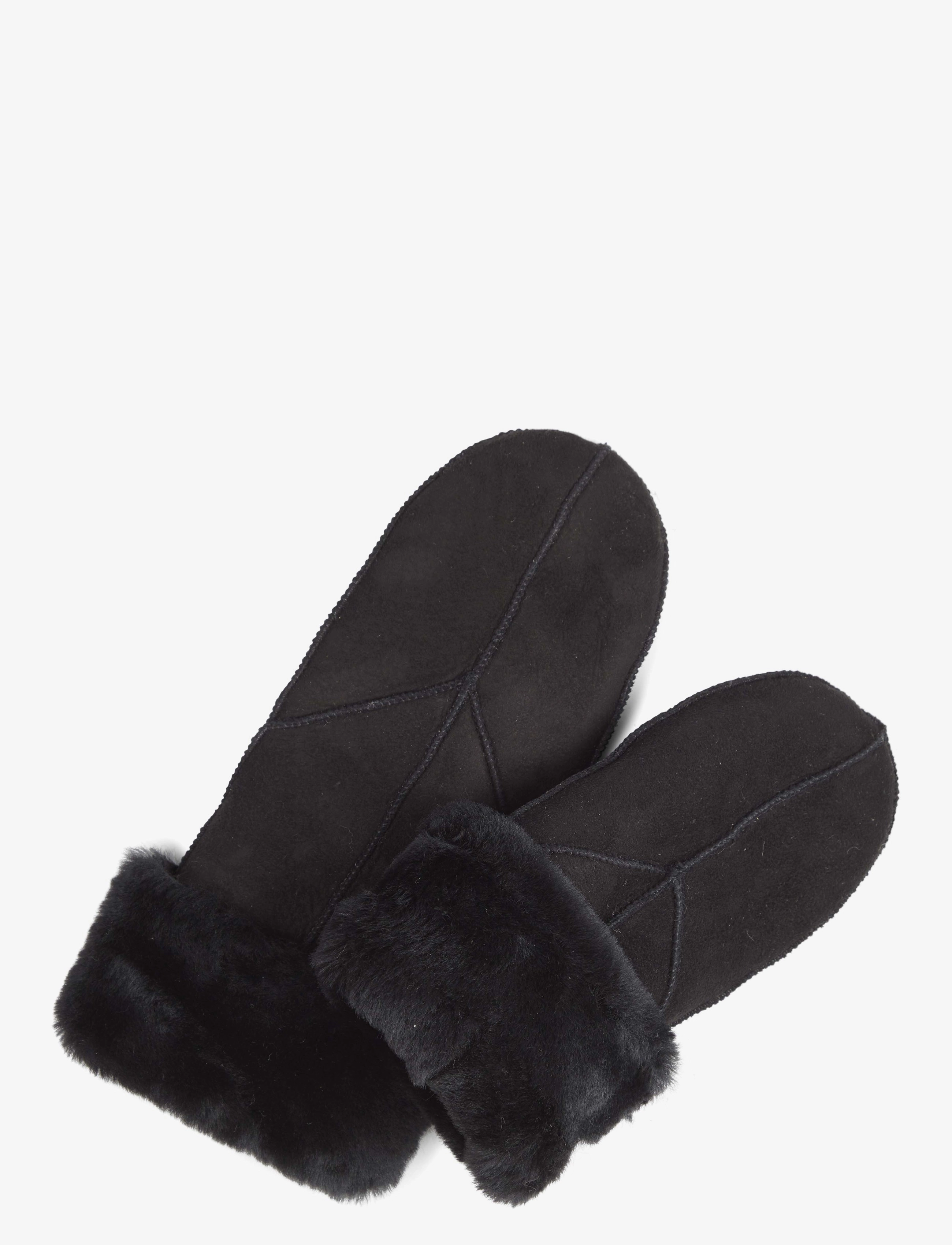 Markberg - JasminMBG Sheepskin Mitten - accessories - black - 2