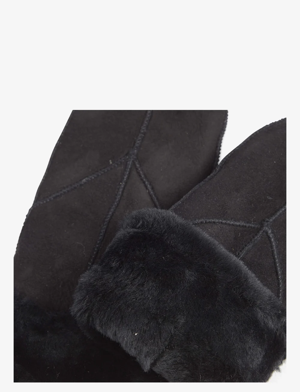 Markberg - JasminMBG Sheepskin Mitten - lapaset - black - 3