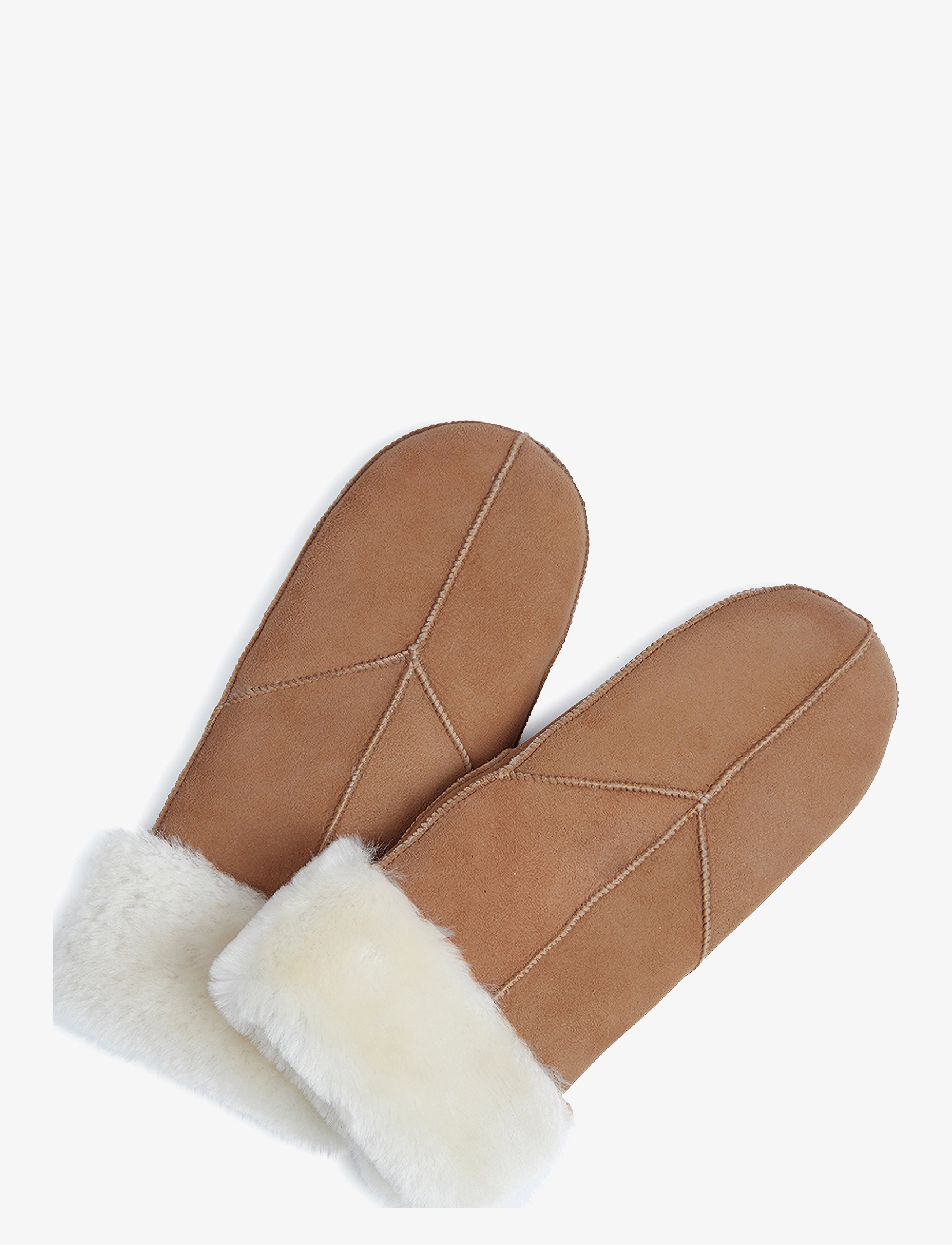 Markberg Jasminmbg Sheepskin Mitten, S/M, Gloves, Braun - Thumb Frauen