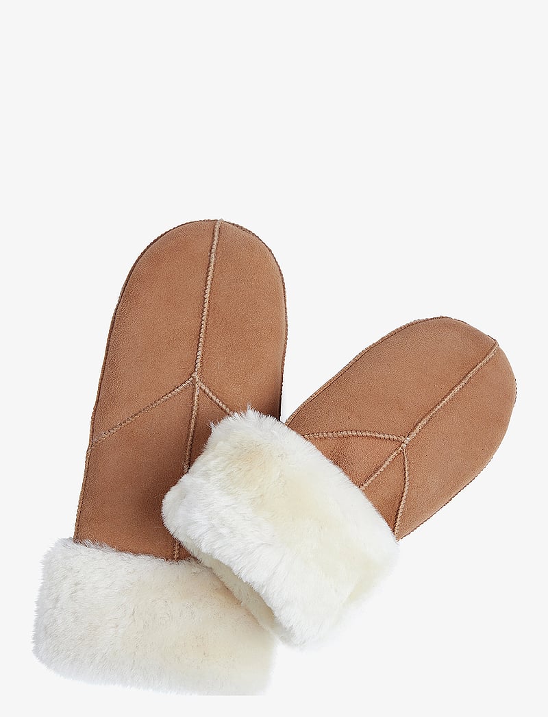 Markberg - JasminMBG Sheepskin Mitten - fäustlinge - cognac - 2